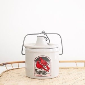 Vintage 1992 Cheese Crock